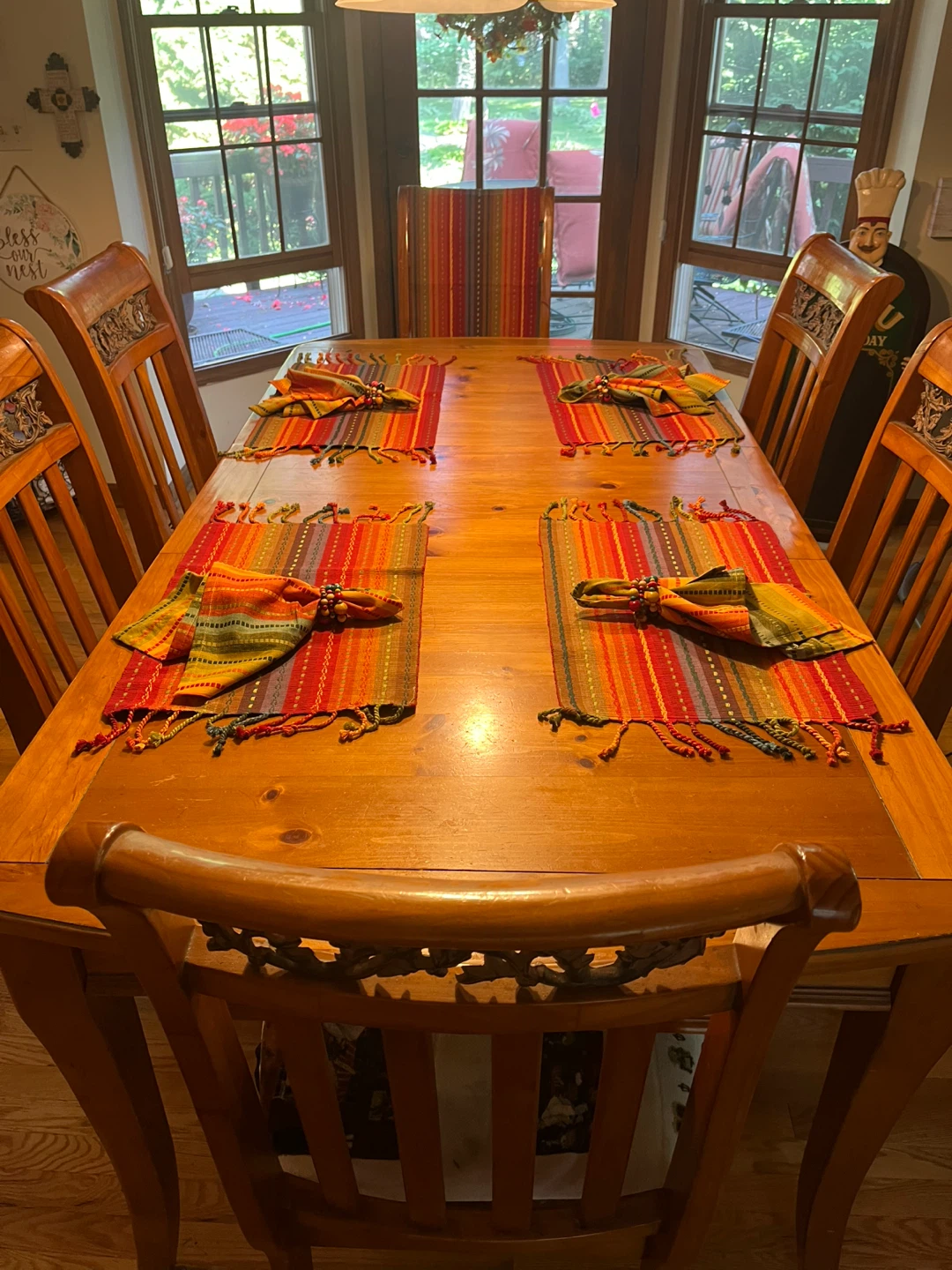 Fall Colors Table Setting