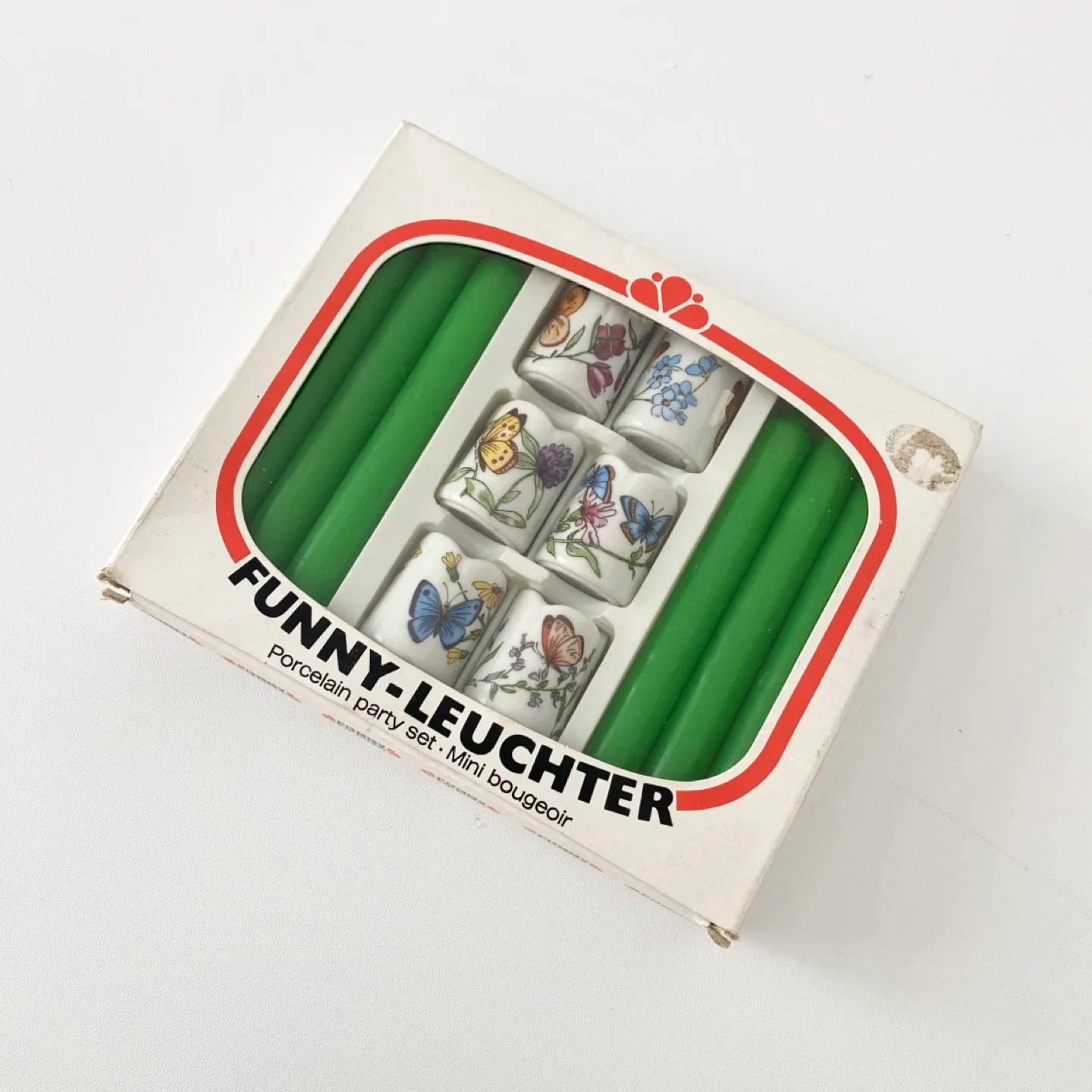 Vintage Funny Leuchter Mini Candlestick & Porcelain Candleholder thumbnail