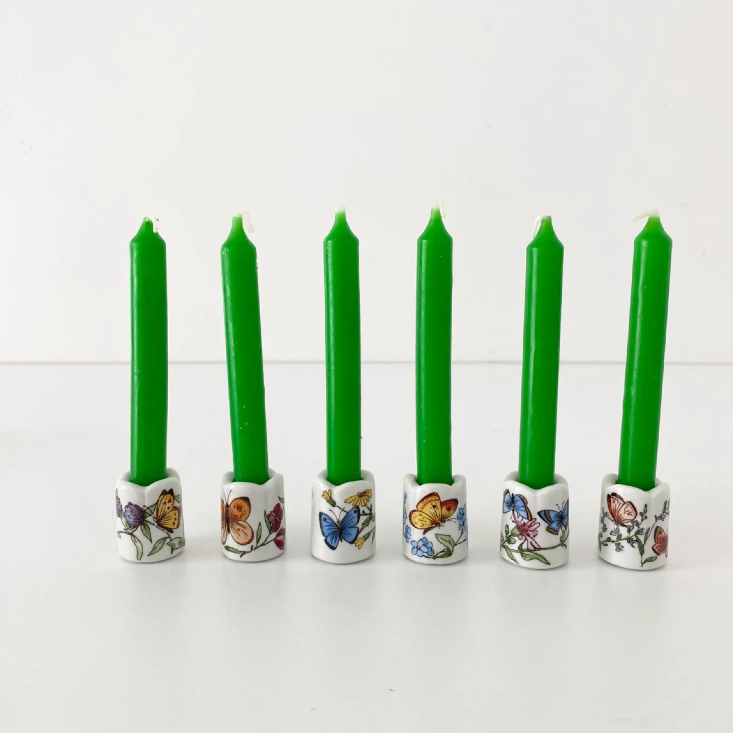 Vintage Funny Leuchter Mini Candlestick & Porcelain Candleholder image indicator(6)