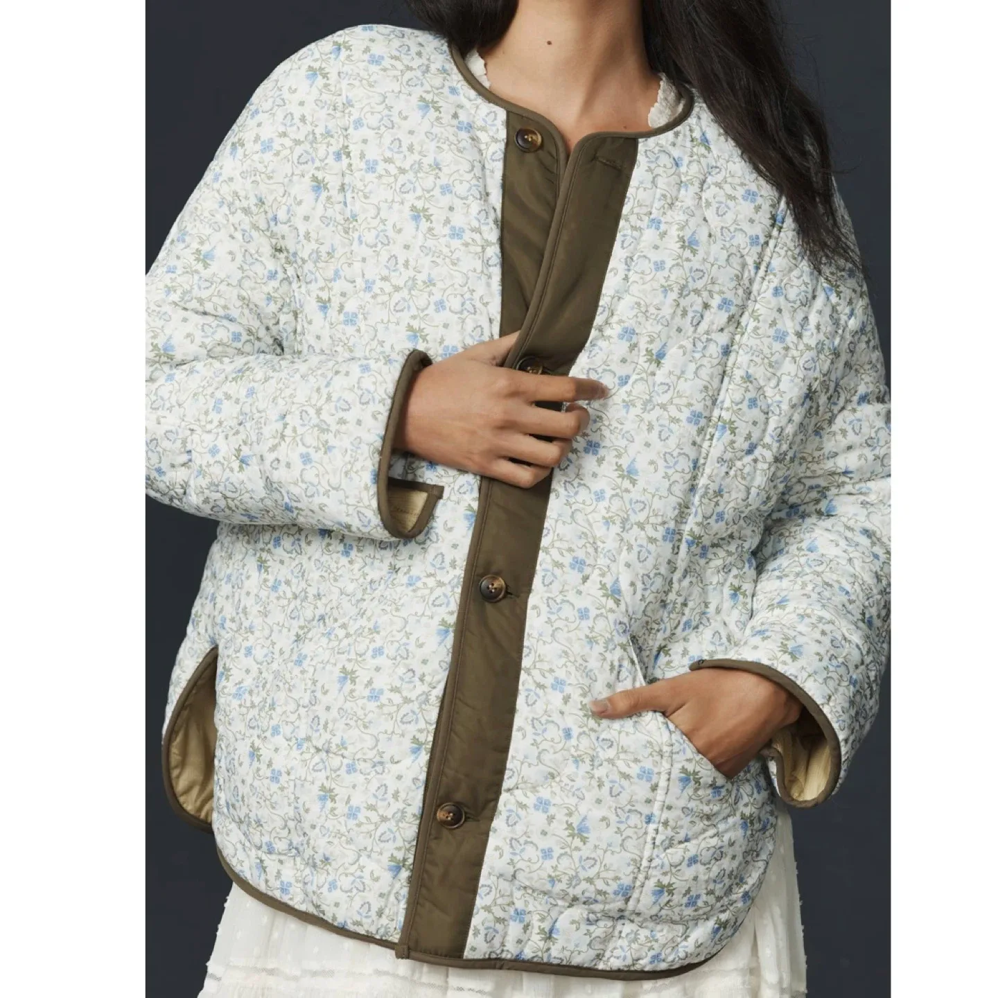 Anthropologie Mable Reversible Quilted Jacket thumbnail
