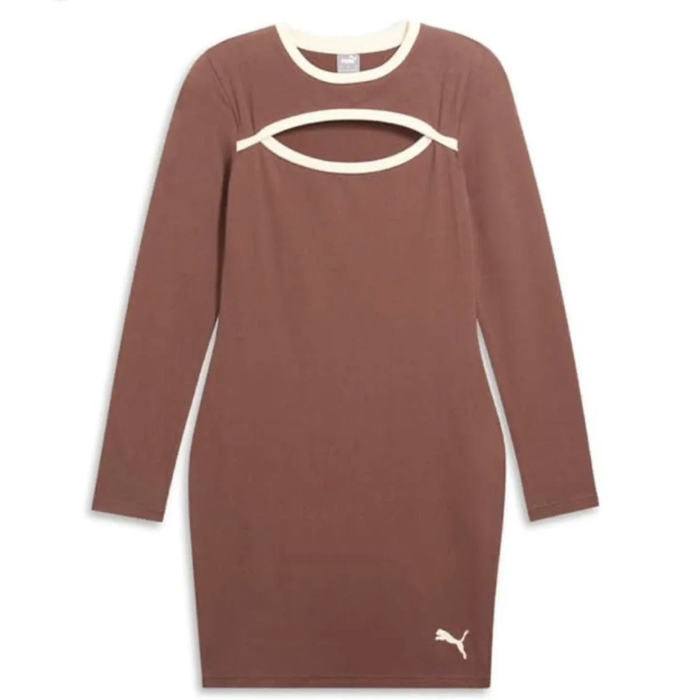 Puma Brown Long Sleeve Mini Dress thumbnail