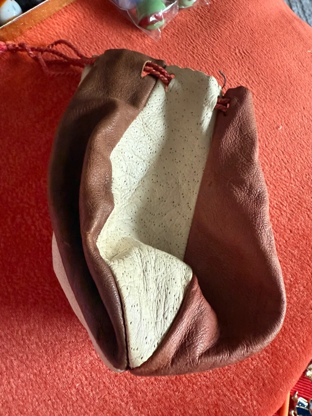 Marbles and Leather Pouch image indicator(3)