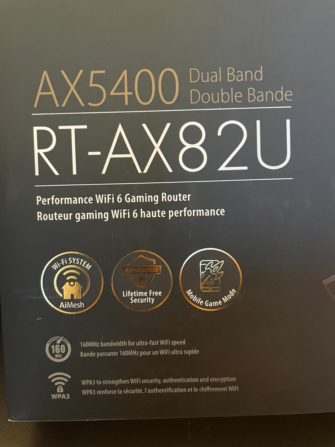 ASUS AX5400 Dual Band WiFi 6 Gaming Router - photo 2