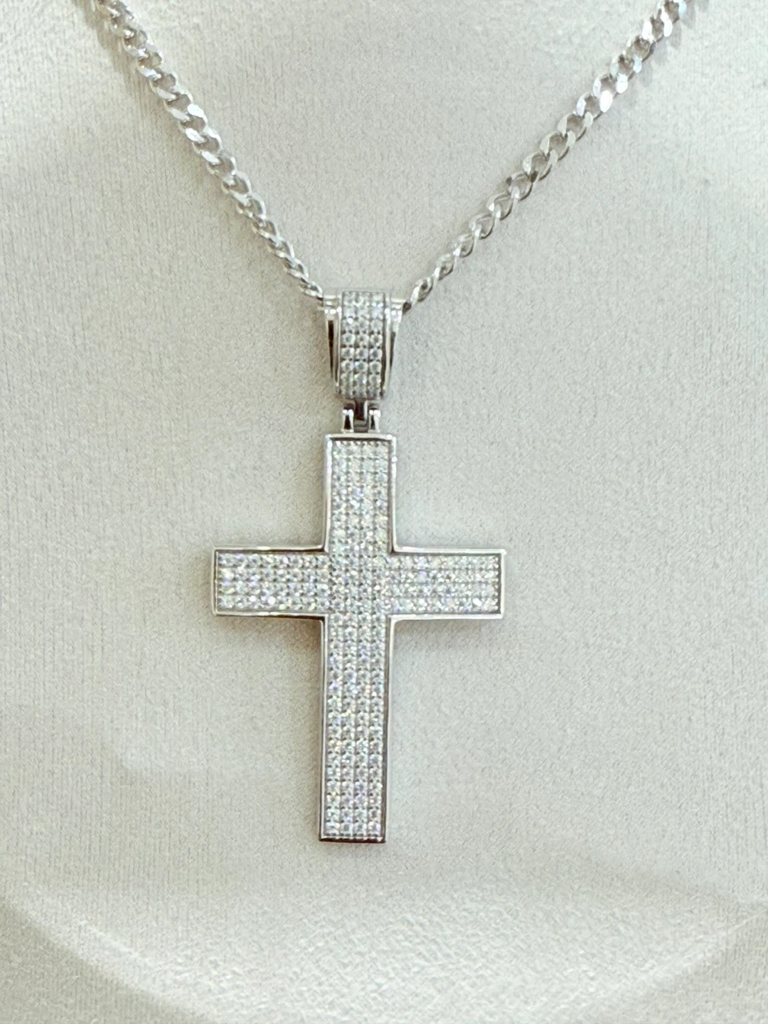Ice out 925 sterling silver Full moissanite necklace