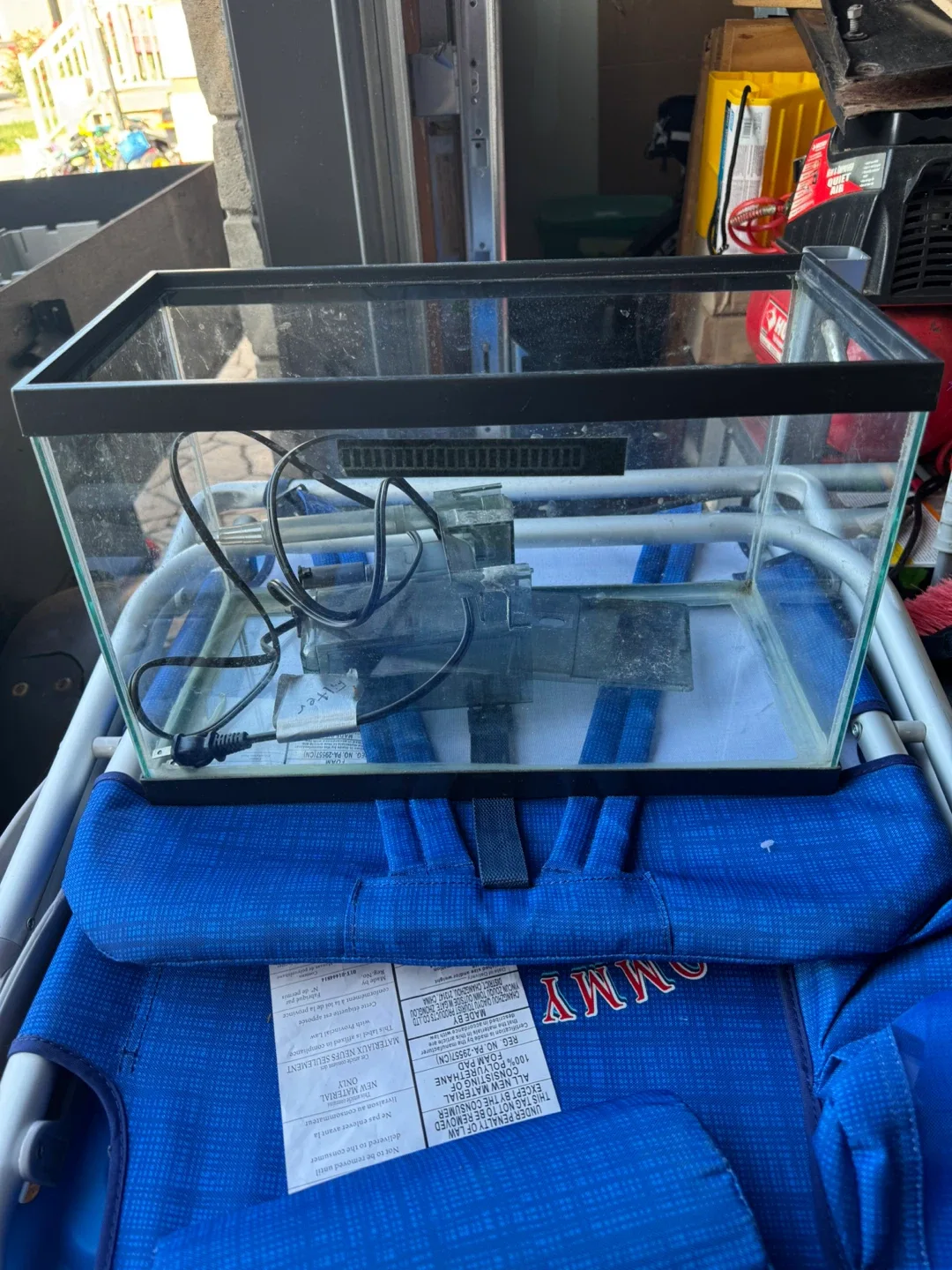 Glass Fish Tank with Filter thumbnail