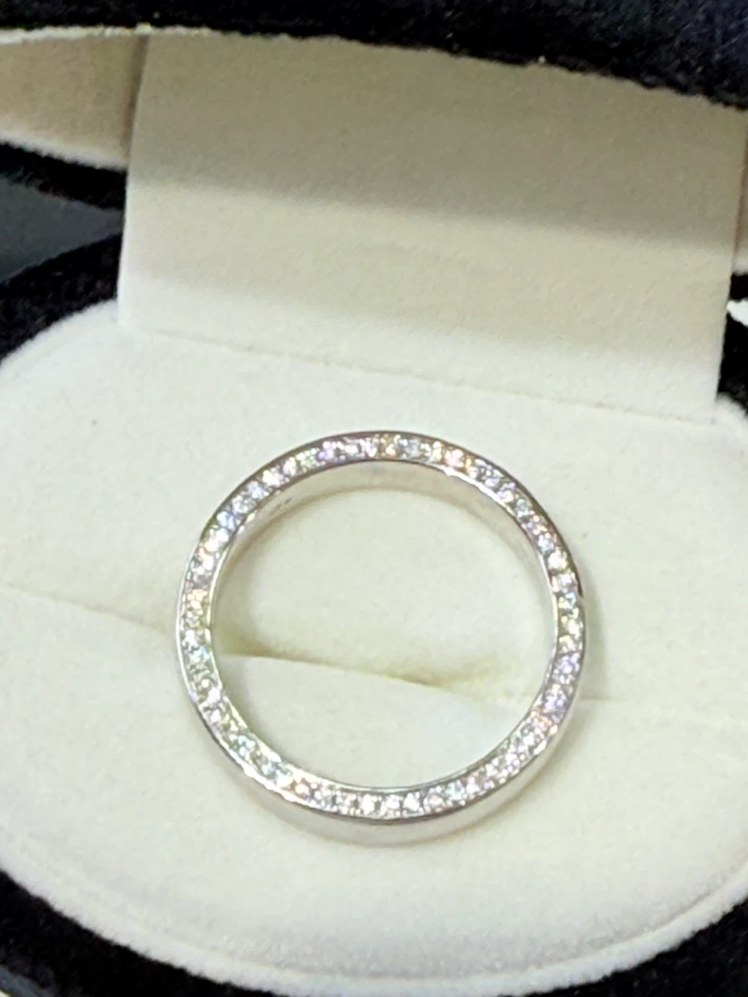 2 carats 925 sterling silver full moissanite ring - photo 4