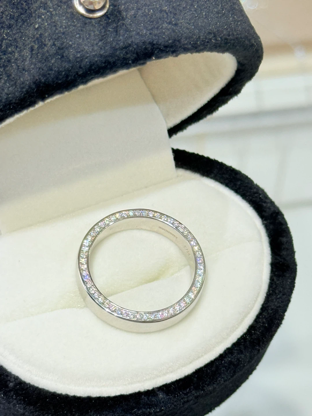 2 carats 925 sterling silver full moissanite ring - photo 5