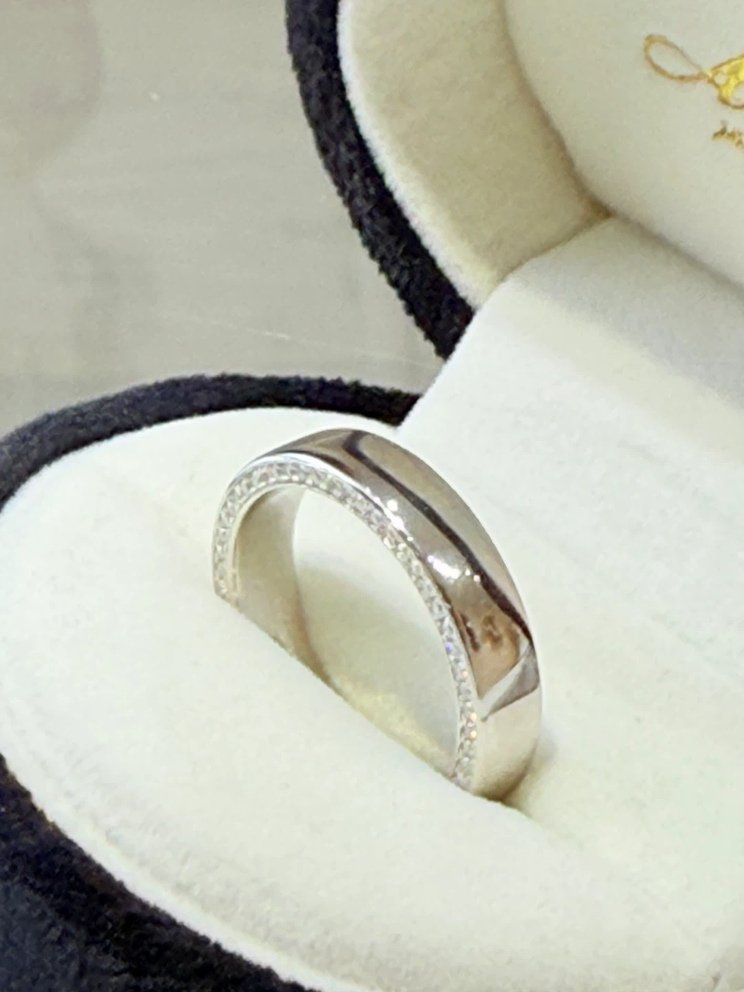 2 carats 925 sterling silver full moissanite ring - photo 3