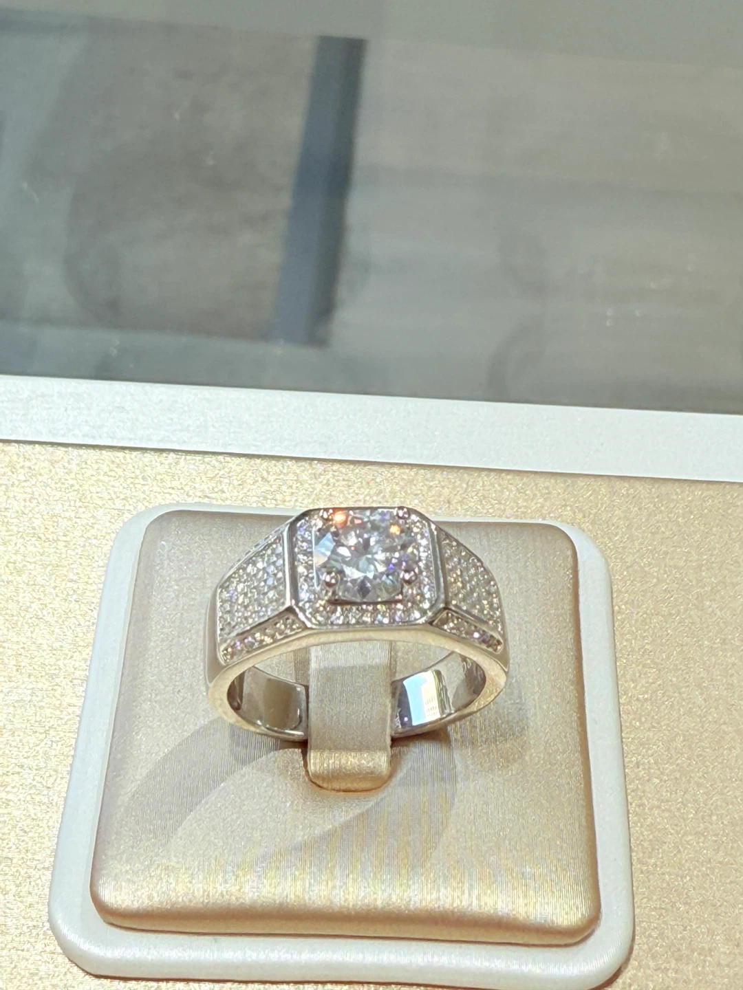 2 carats 925 sterling silver moissanite ring - photo 5