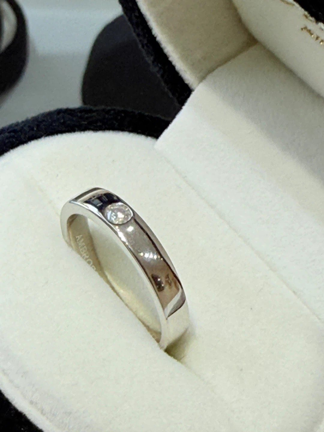 0.3 carats 925 sterling silver moissanite ring - photo 5