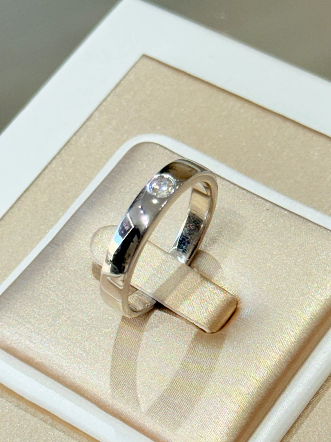 0.3 carats 925 sterling silver moissanite ring - photo 3
