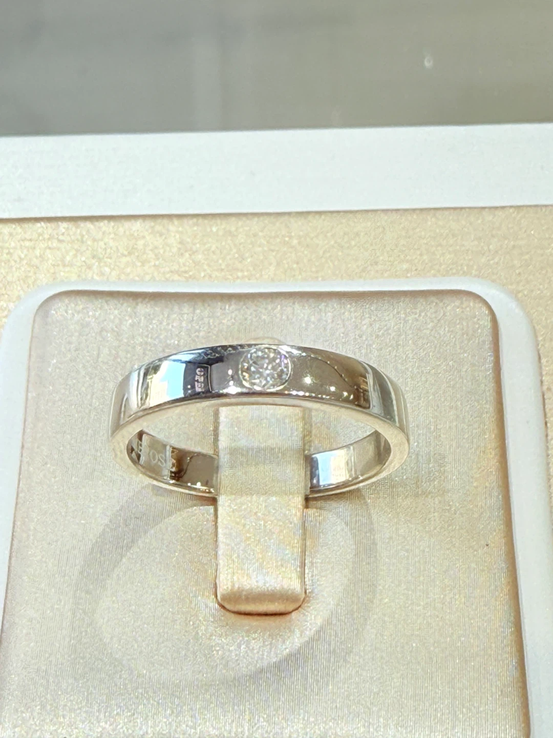 0.3 carats 925 sterling silver moissanite ring - photo 2