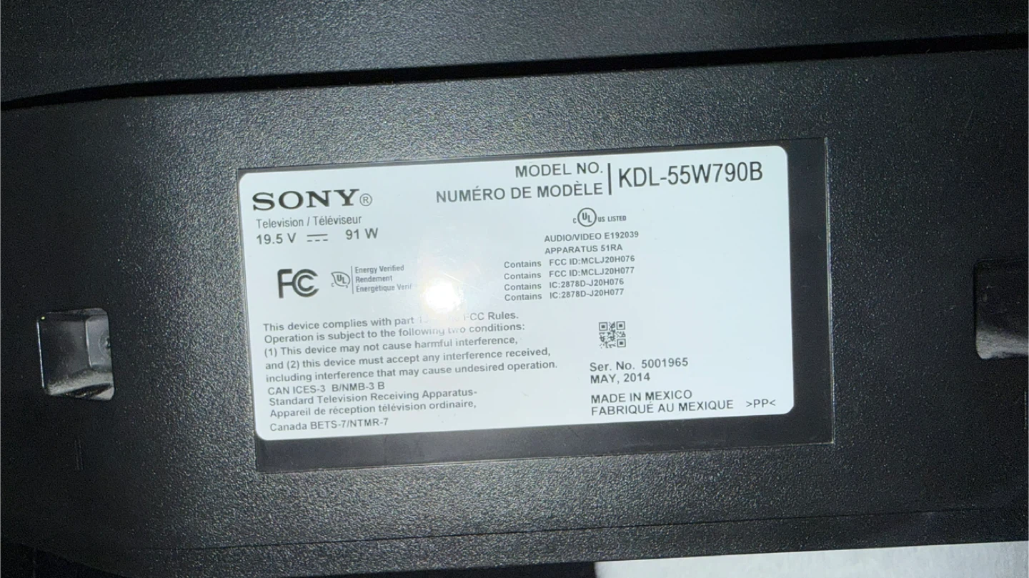 Sony Bravia KDL-55W790B 55" TV & USX Mount - photo 3