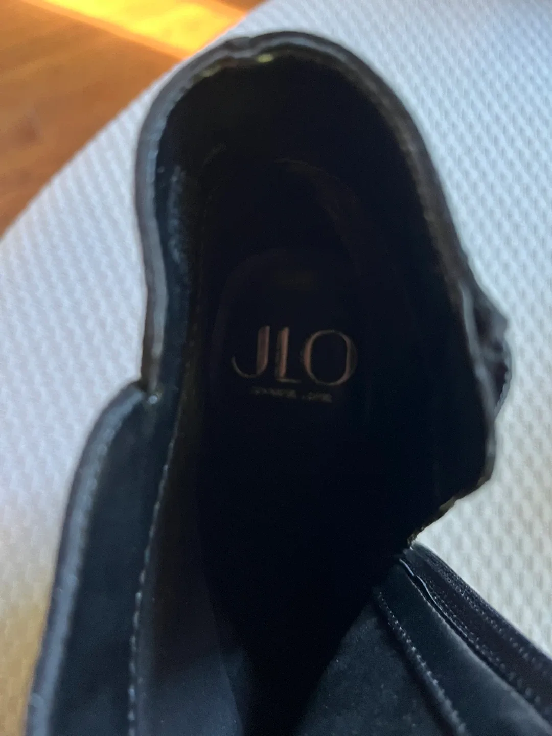 Jennifer Lopez (JLO) Black Suede Ankle Boots - Size 8.5 image indicator(7)