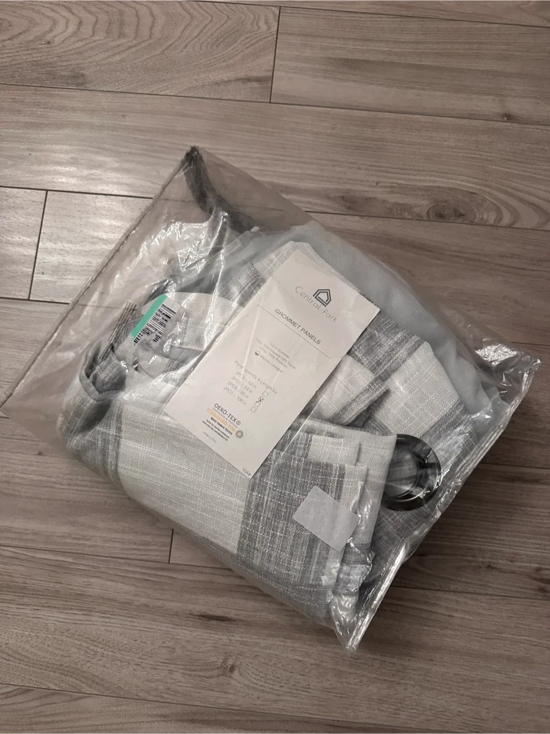 Central Park Plaid Blackout Panels - 2pcs 63in Length image indicator(2)