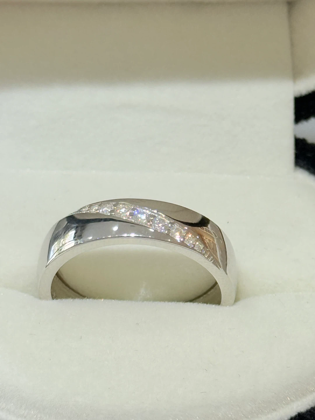 0.5 carats 925 sterling silver moissanite ring - photo 2
