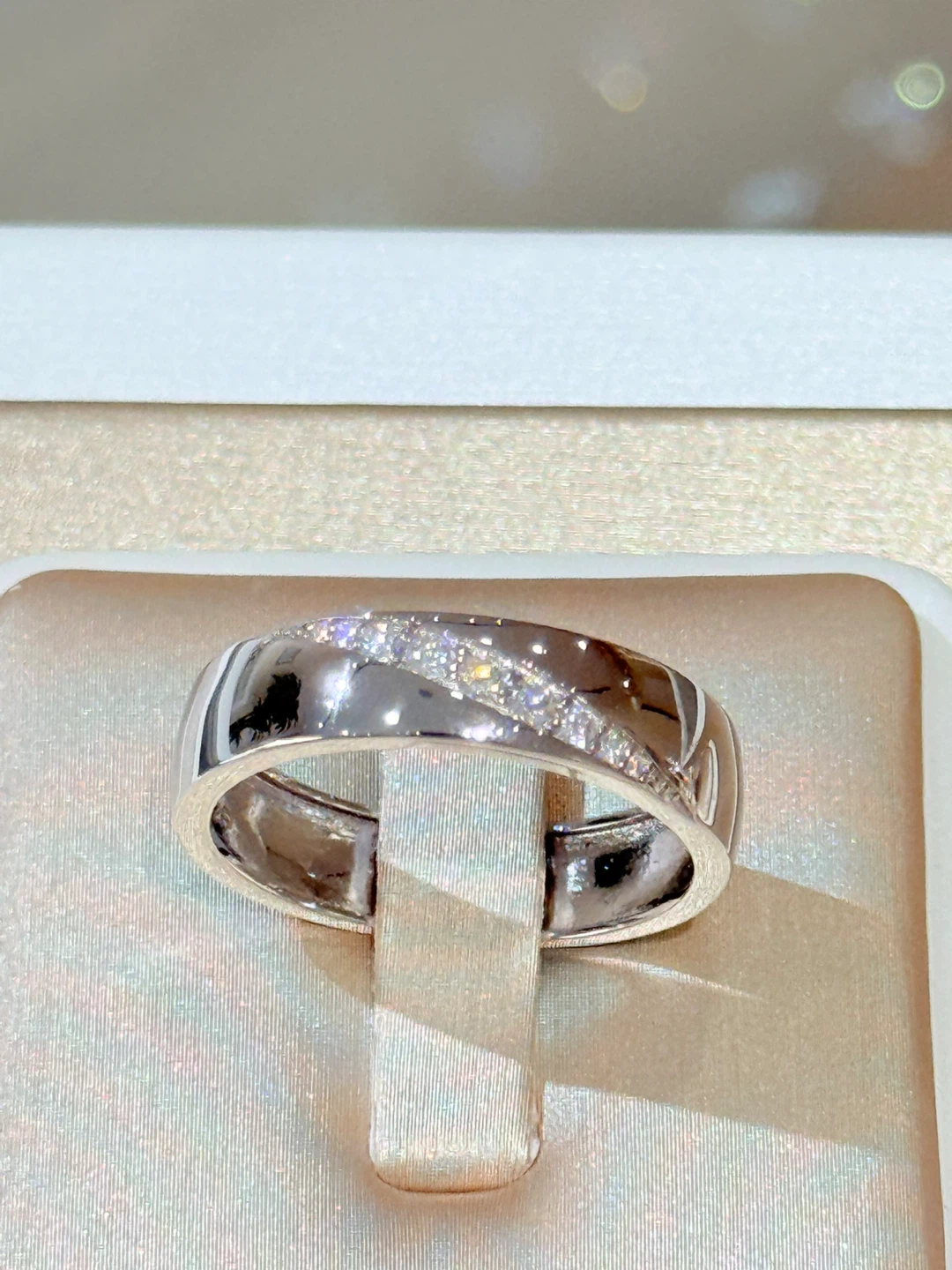 0.5 carats 925 sterling silver moissanite ring - photo 3