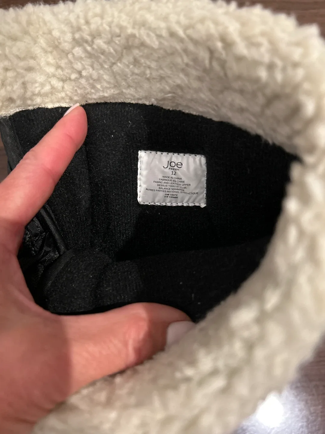 Joe Fresh Black Winter Boots - Size 12 image indicator(4)