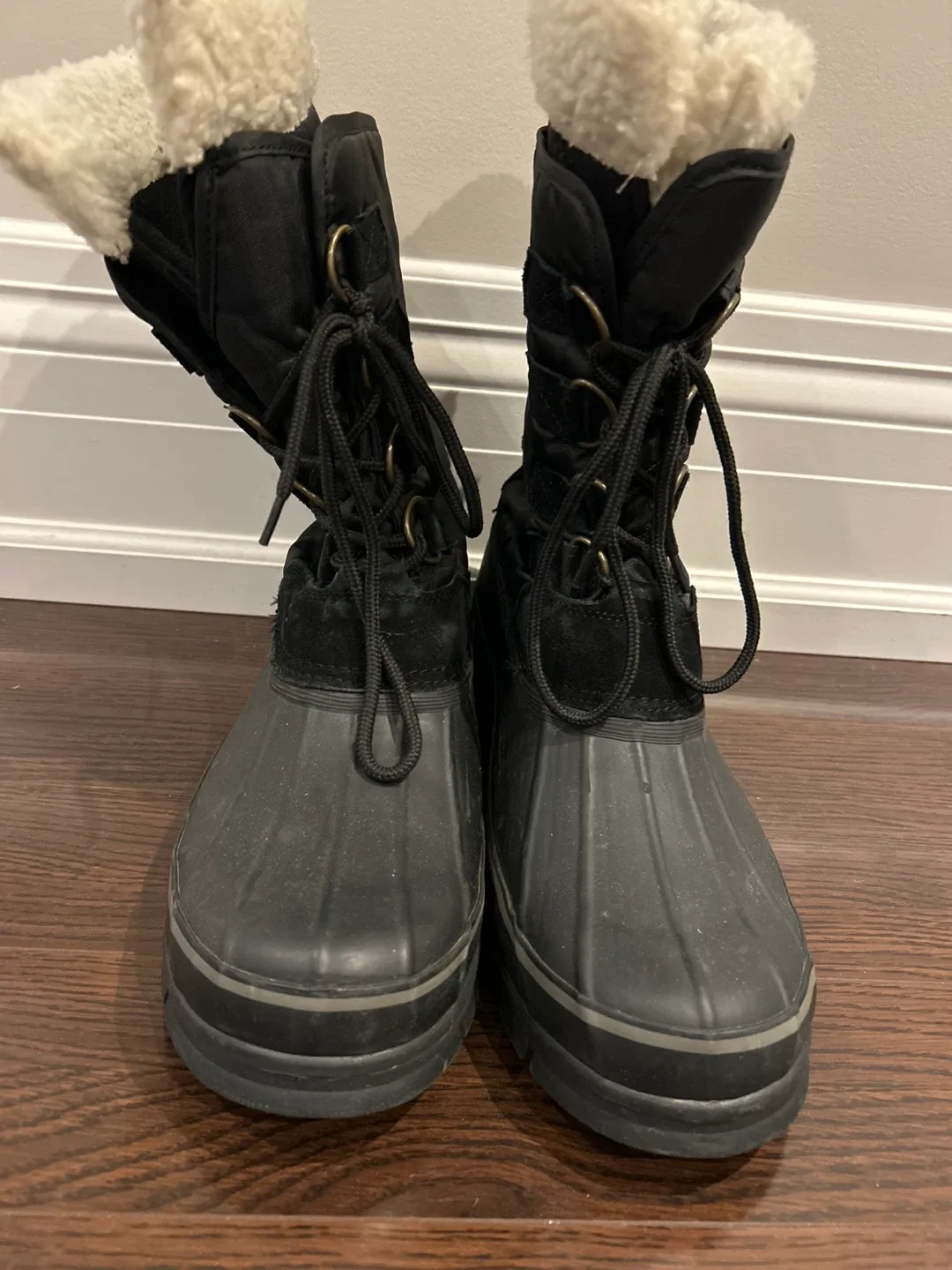 Joe Fresh Black Winter Boots - Size 12 thumbnail