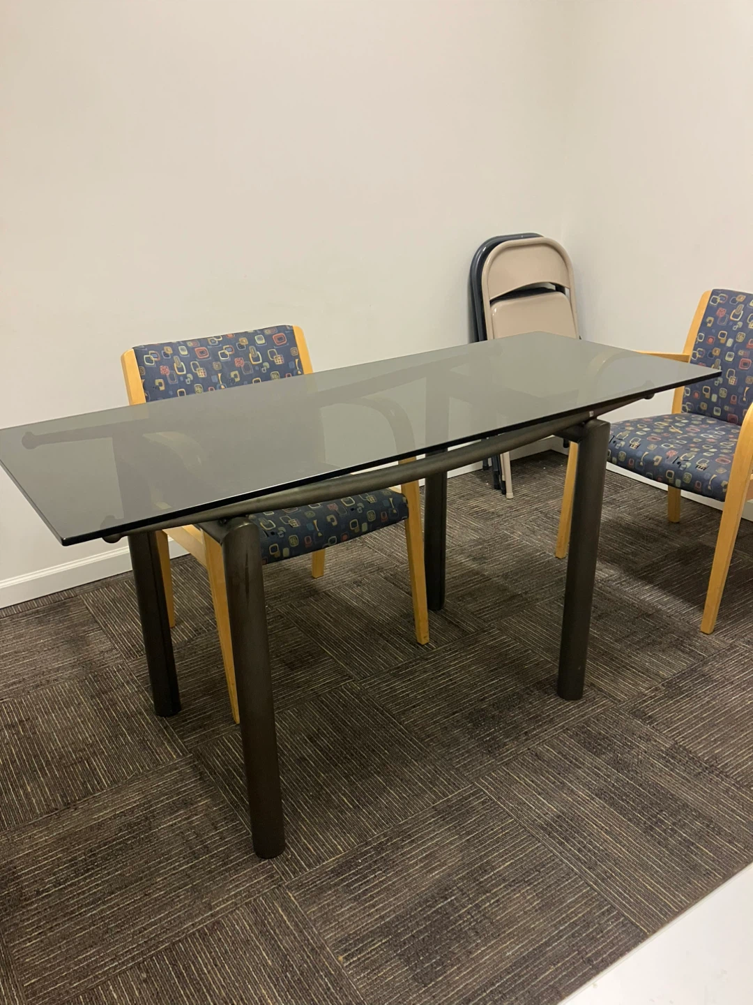 Glass Top Dining Table or Desk