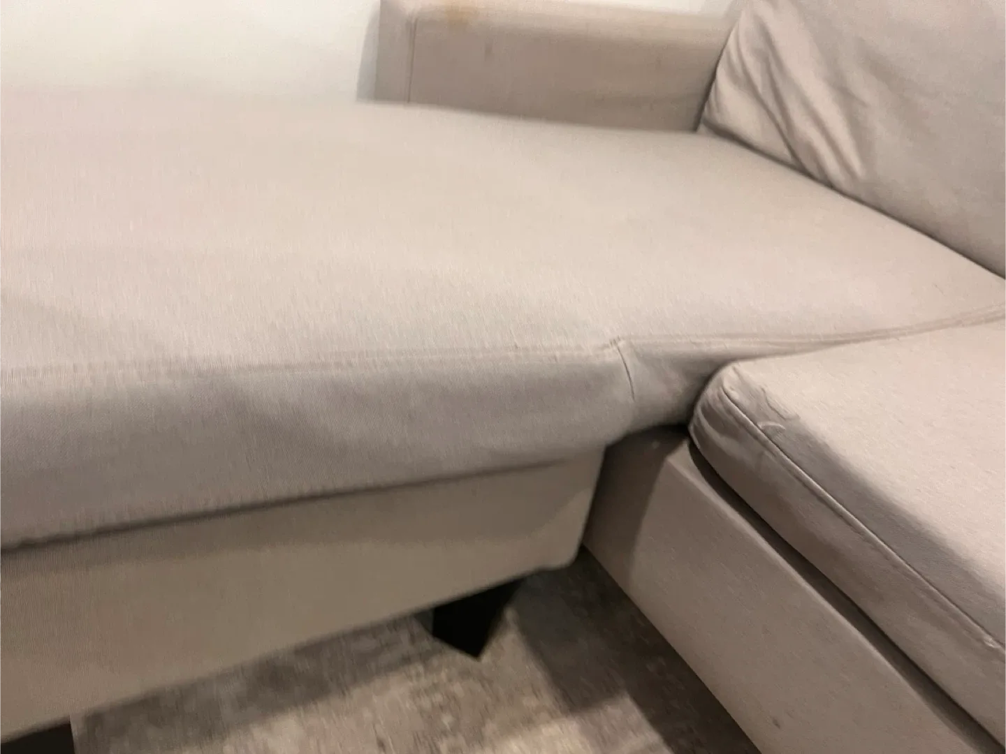 Beige Sectional Sofa with Chaise Lounge image indicator(3)