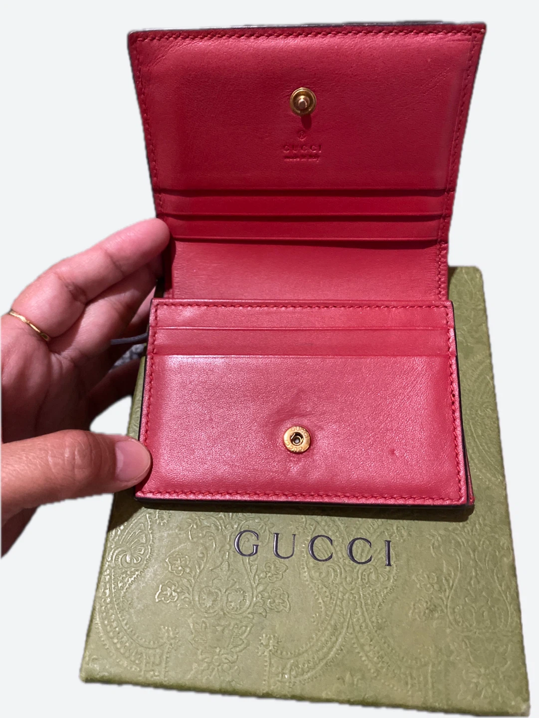 Gucci Cherry Card Case Wallet - Like New! - photo 2