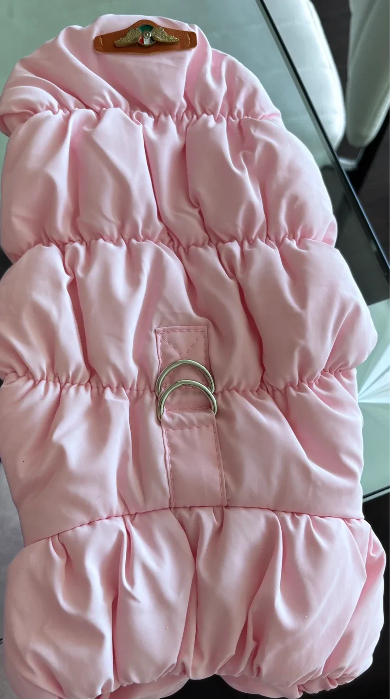 Pink Padded Dog Vest image indicator(2)