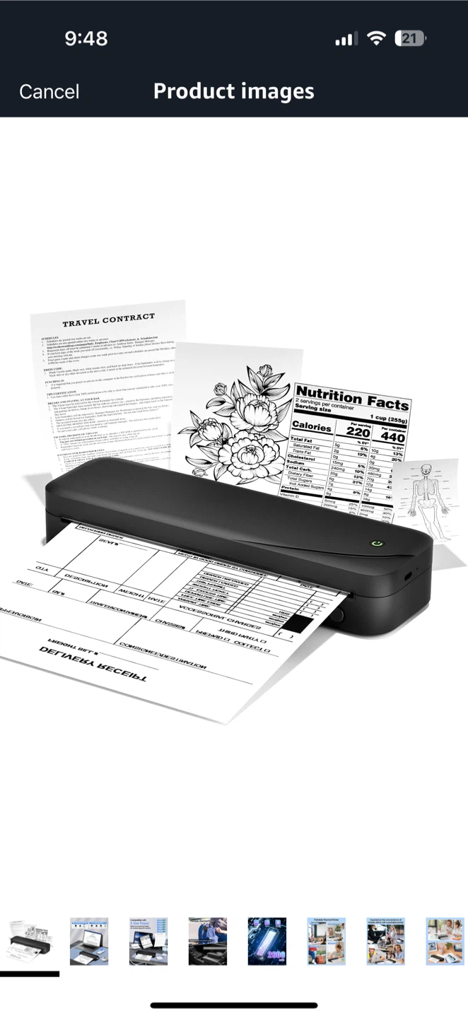 M833 Portable Document Scanner - photo 2
