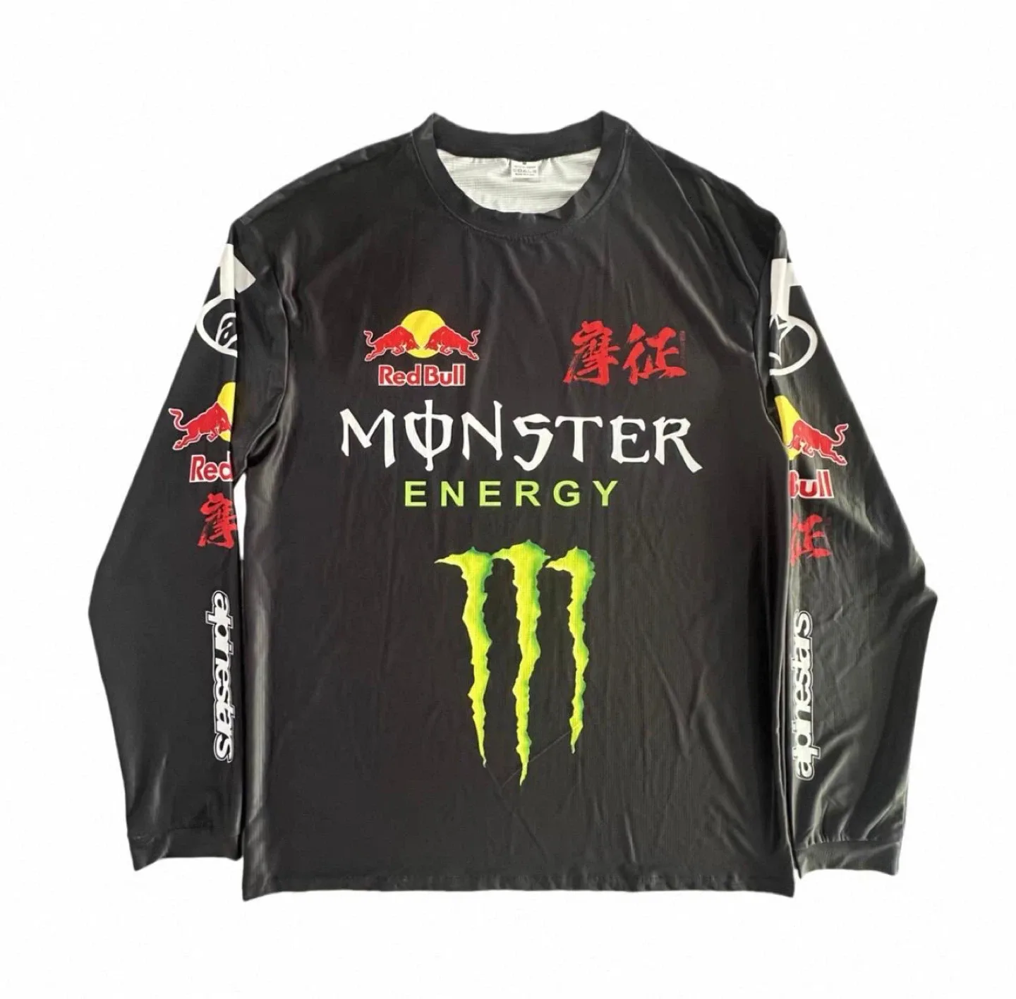 breathable, long sleeve loose T-shirt, quick dry. image indicator(3)