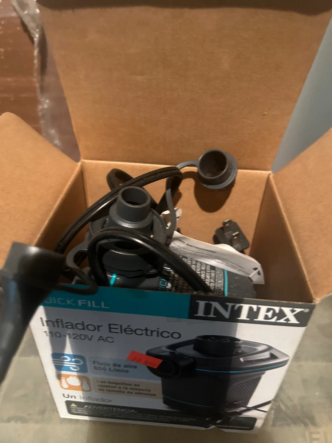 Intex Quick Fill Electric Pump - Like New - photo 2
