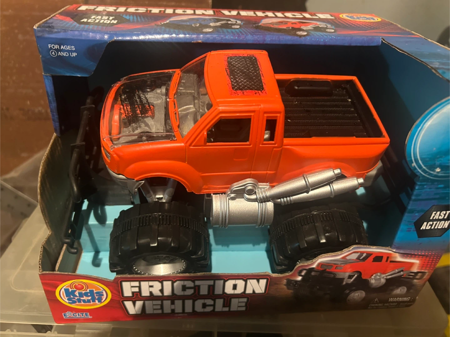 Kids Stuff Friction Vehicle - Orange
