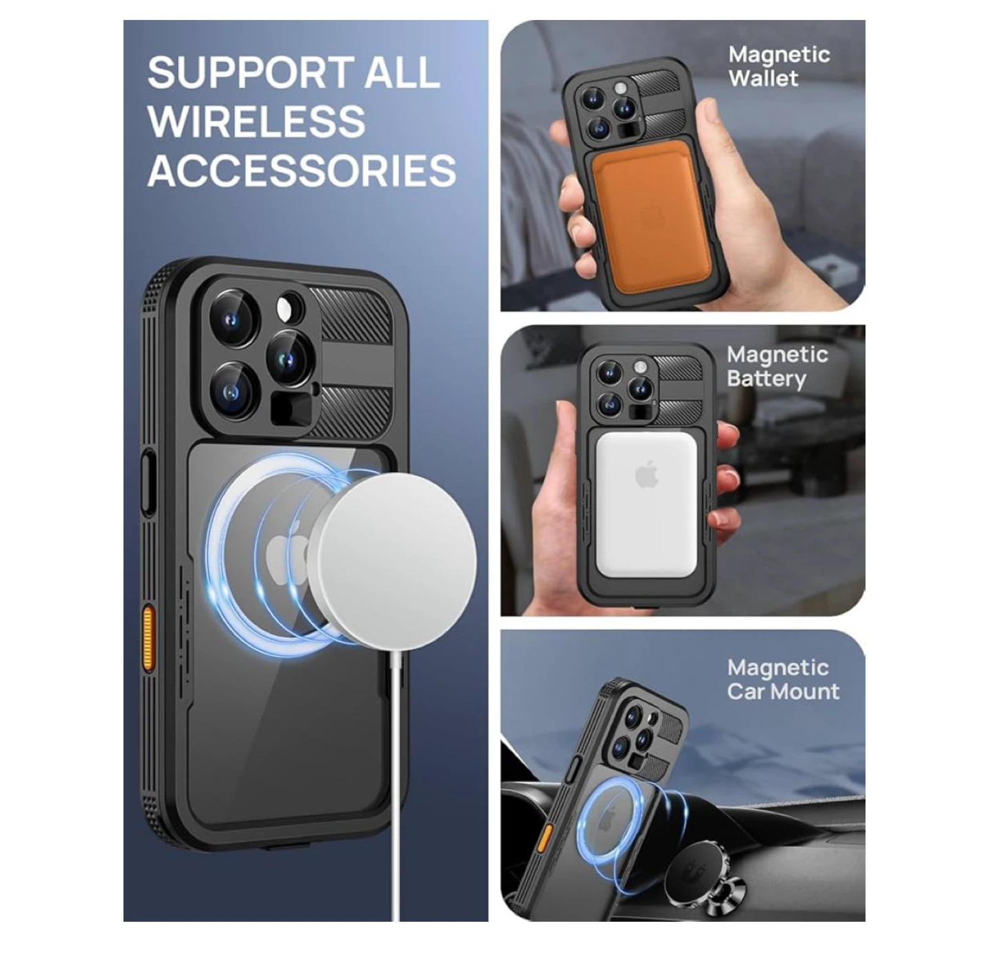 iPhone 16 pro Max Case  - Waterproof, Shockproof - photo 3