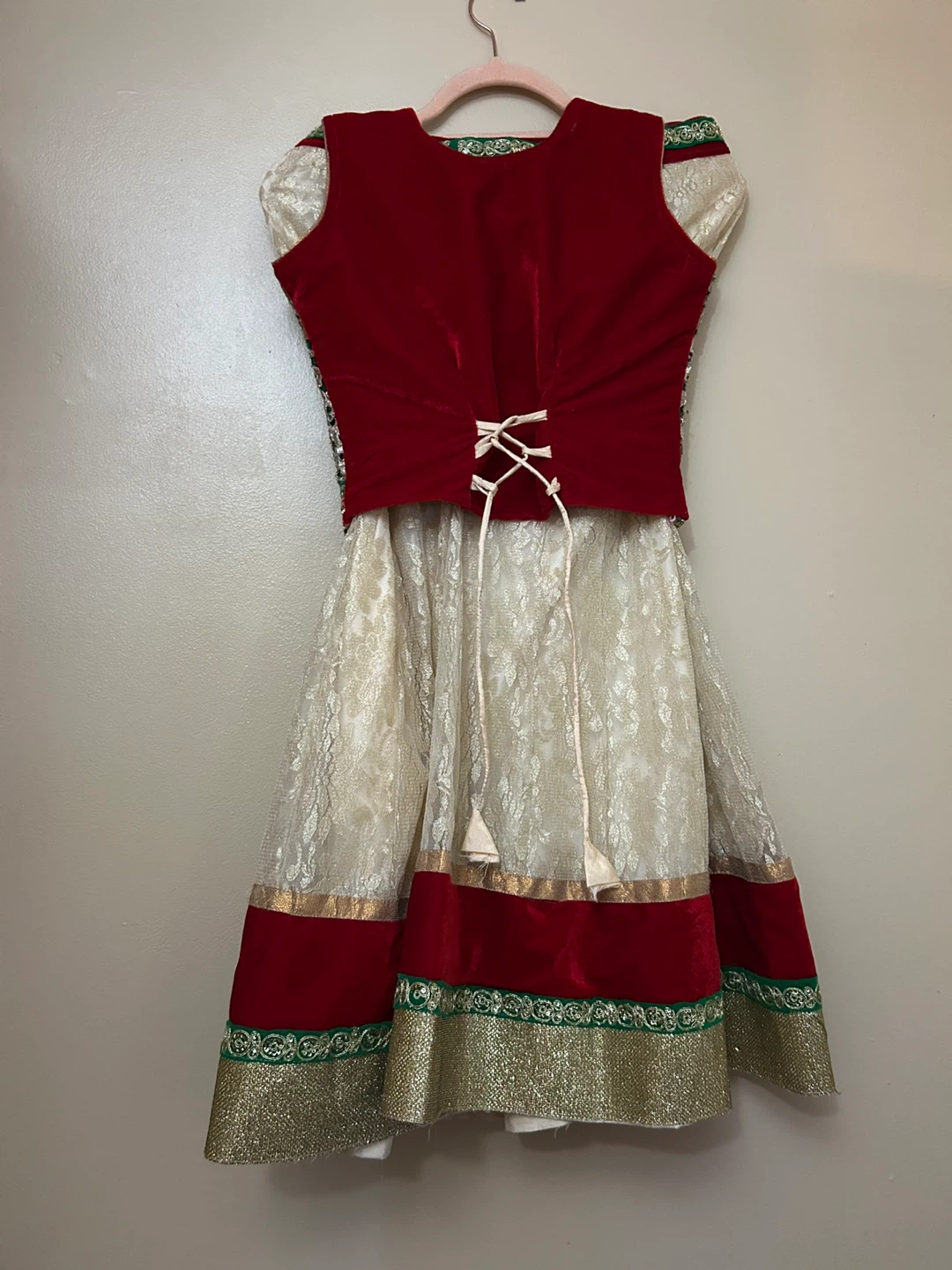 Glamorous Girls Gold Lehenga {size 32} - photo 2