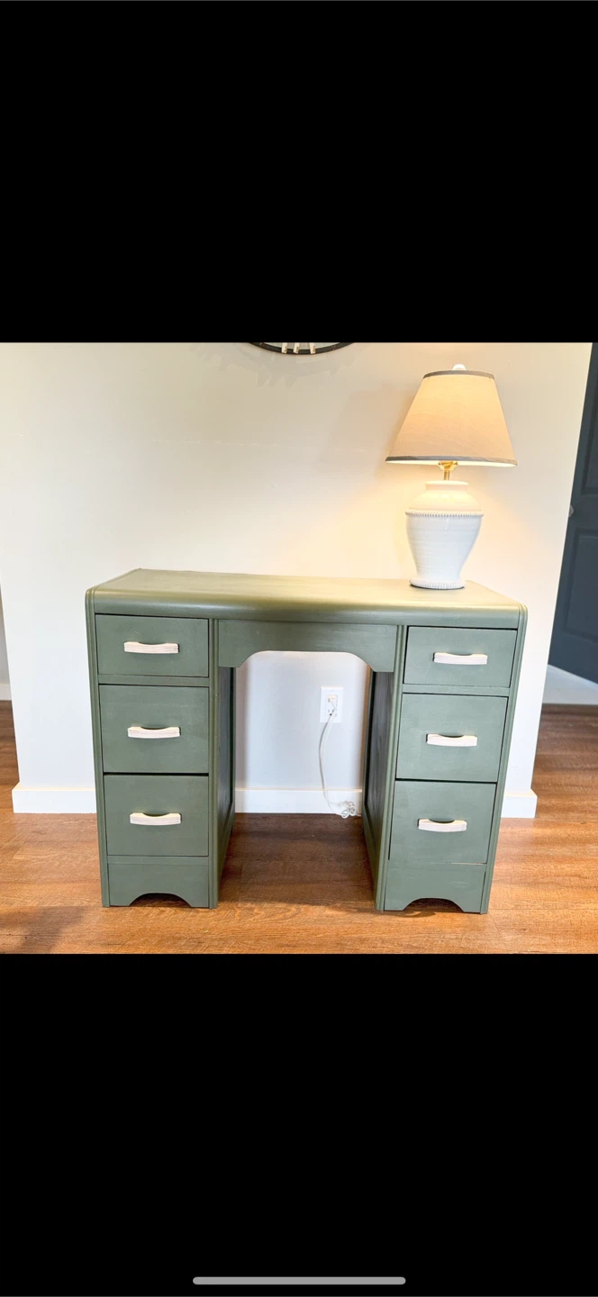 Green Painted Desk