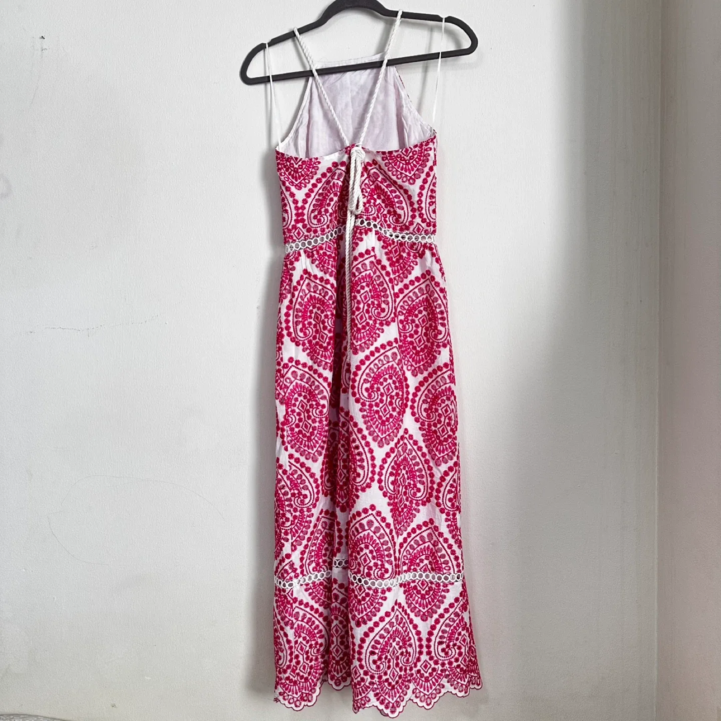 Adelyn Rae halter embroidered midi dress image indicator(3)