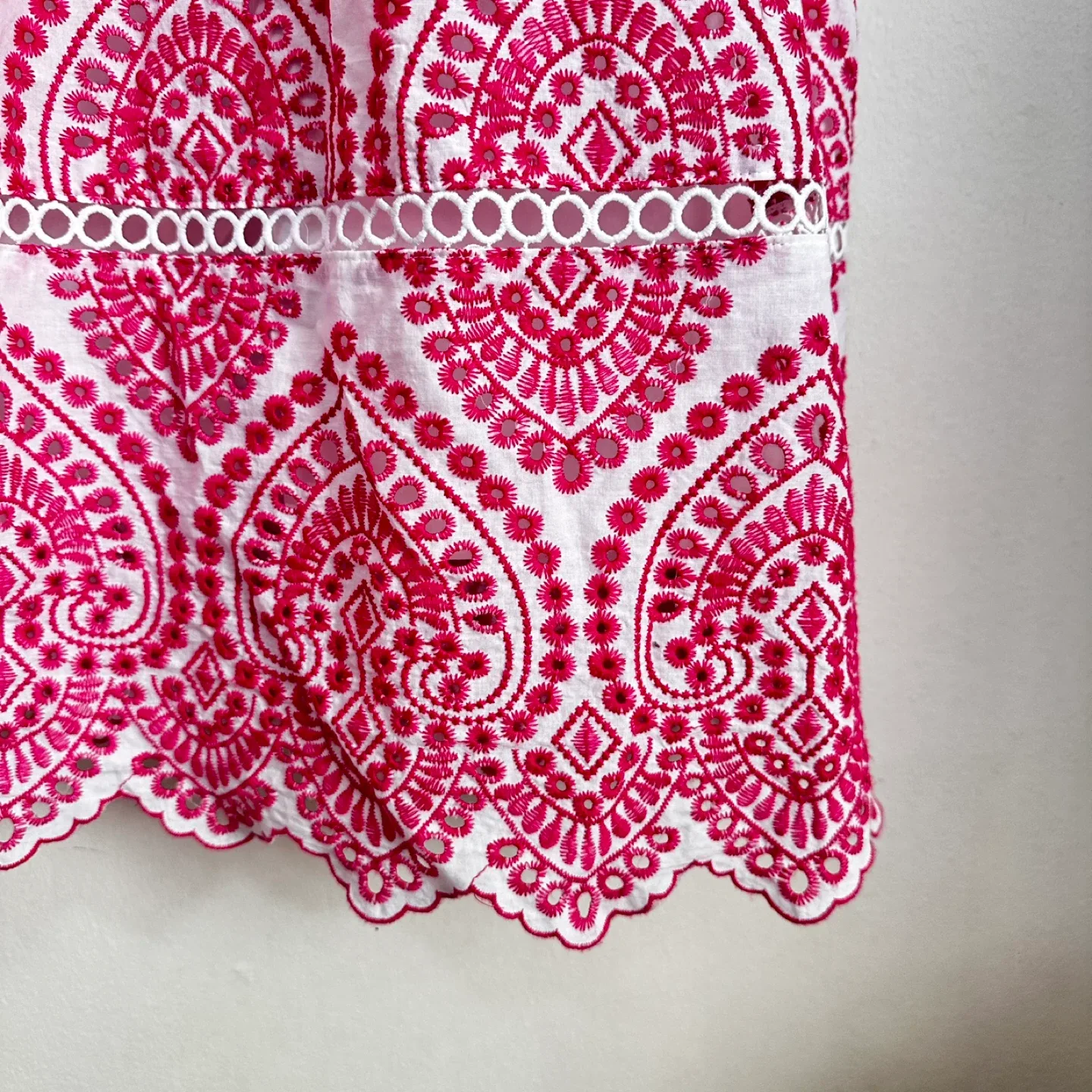 Adelyn Rae halter embroidered midi dress image indicator(5)