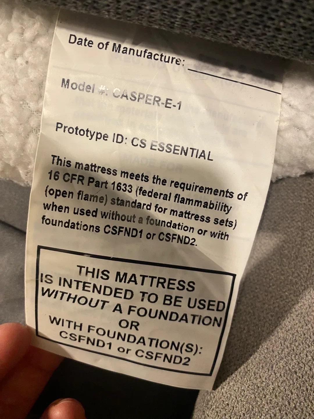 Casper Essential Queen Mattress - 80 x 60 x 8.5 in image indicator(3)