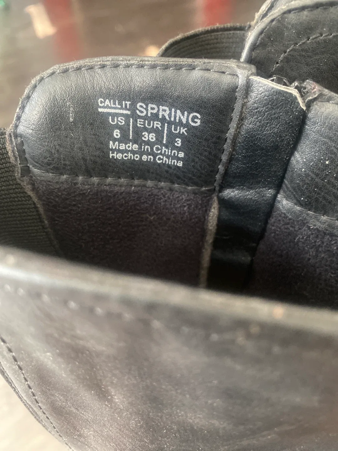 Call It Spring Black Knee High Boots - Size 6 image indicator(2)