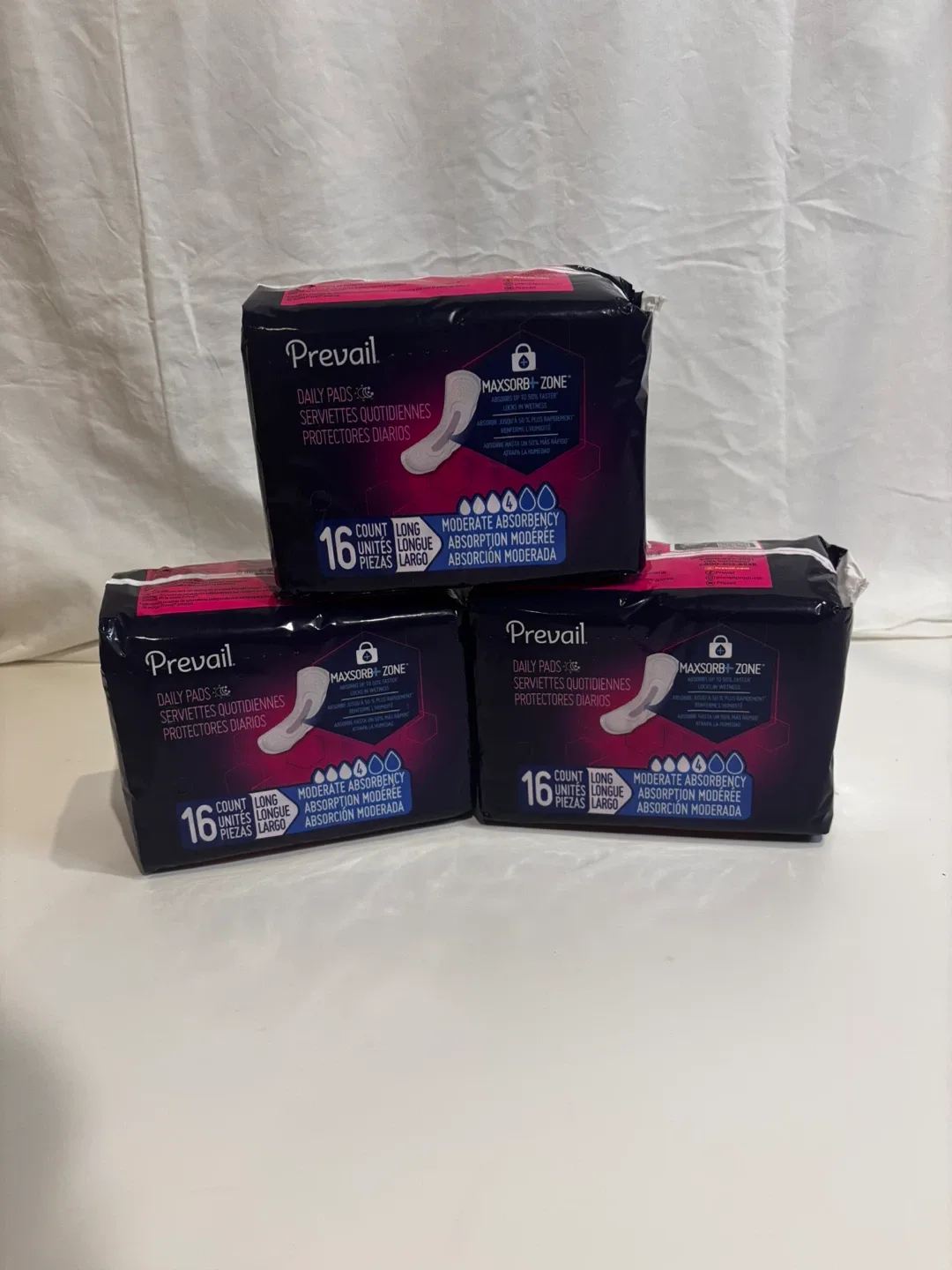 3 packs of Prevail Daily Pads.wx1313 image indicator(4)