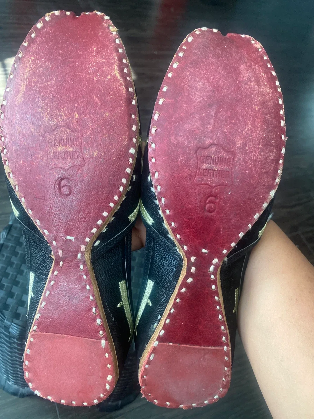 Size 6 Black Leather Jutti Shoes image indicator(2)