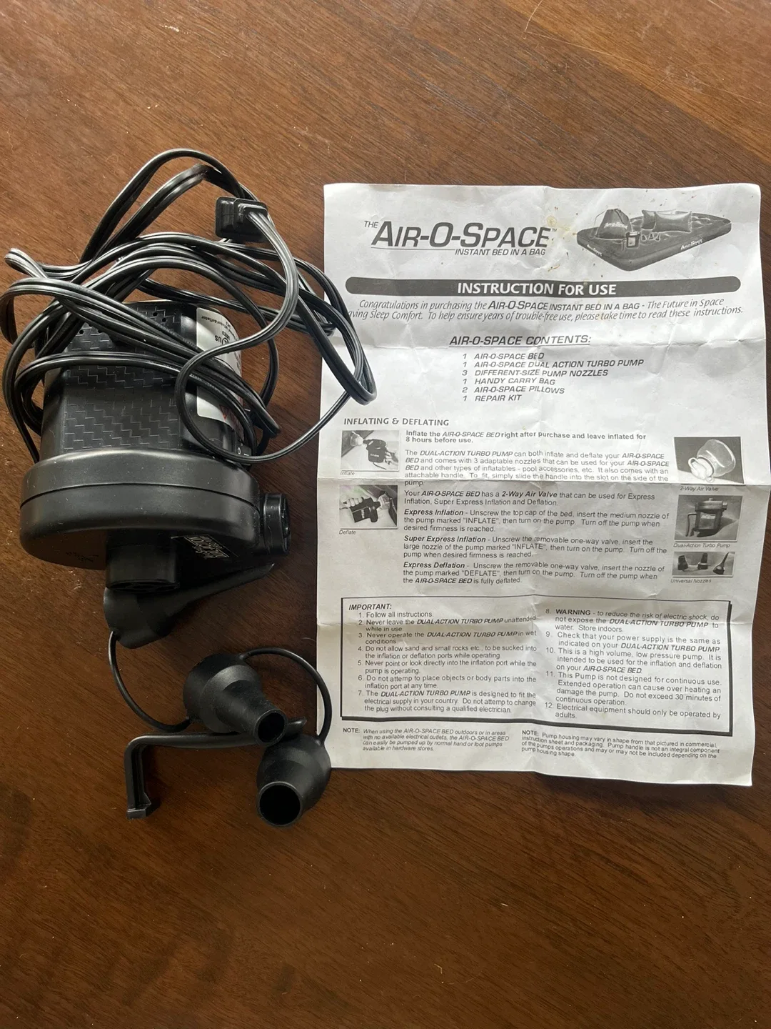 Air-O-Space Dual Action Turbo Pump thumbnail