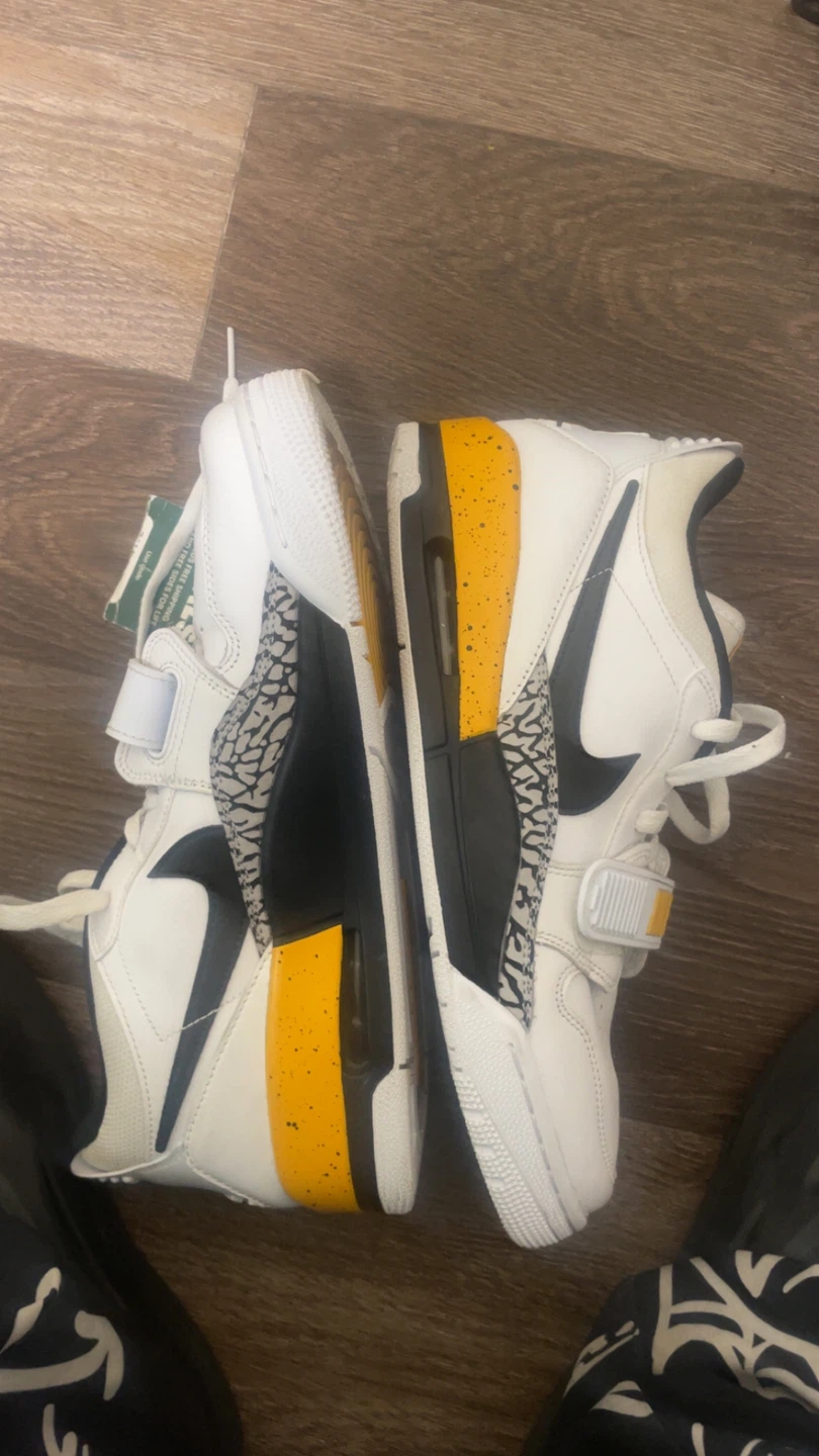 Nike Air Jordan 312 Legacy retro White/Black/Yellow - photo 3