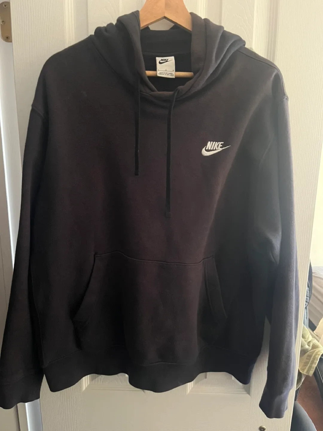 Nike Black Hoodie - Size Large thumbnail