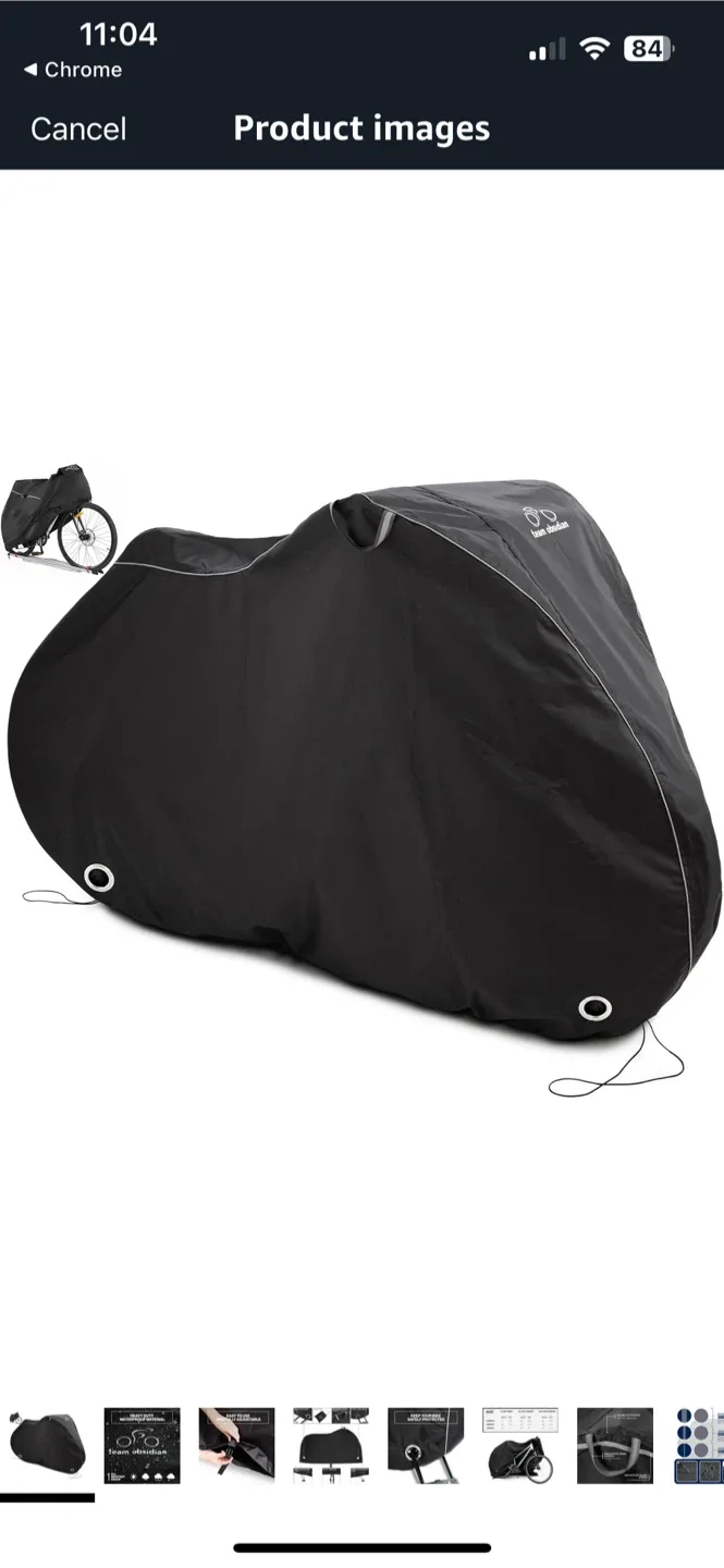TeamObsidian Bike Cover - Outdoor Storage image indicator(2)