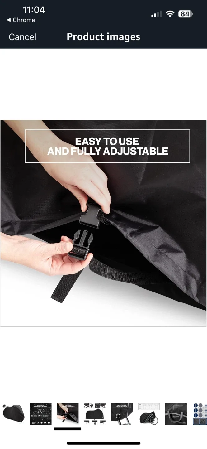 TeamObsidian Bike Cover - Outdoor Storage image indicator(5)