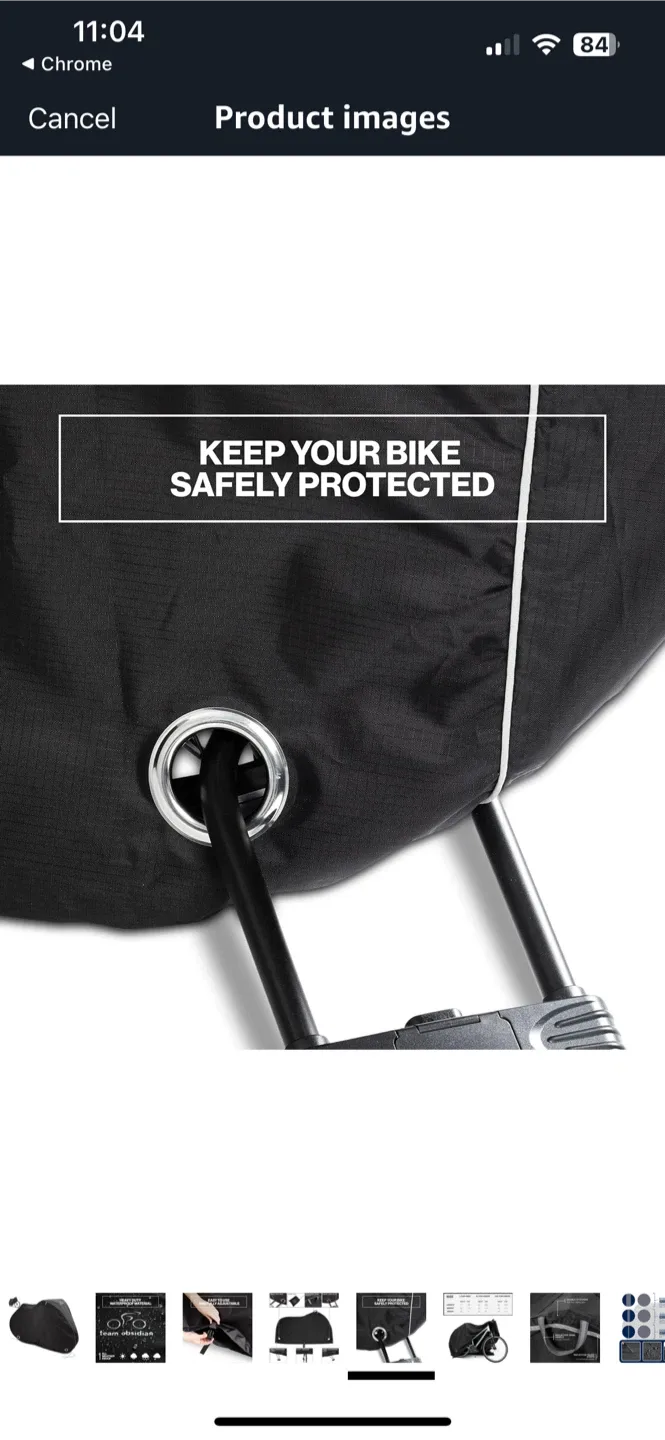 TeamObsidian Bike Cover - Outdoor Storage image indicator(6)