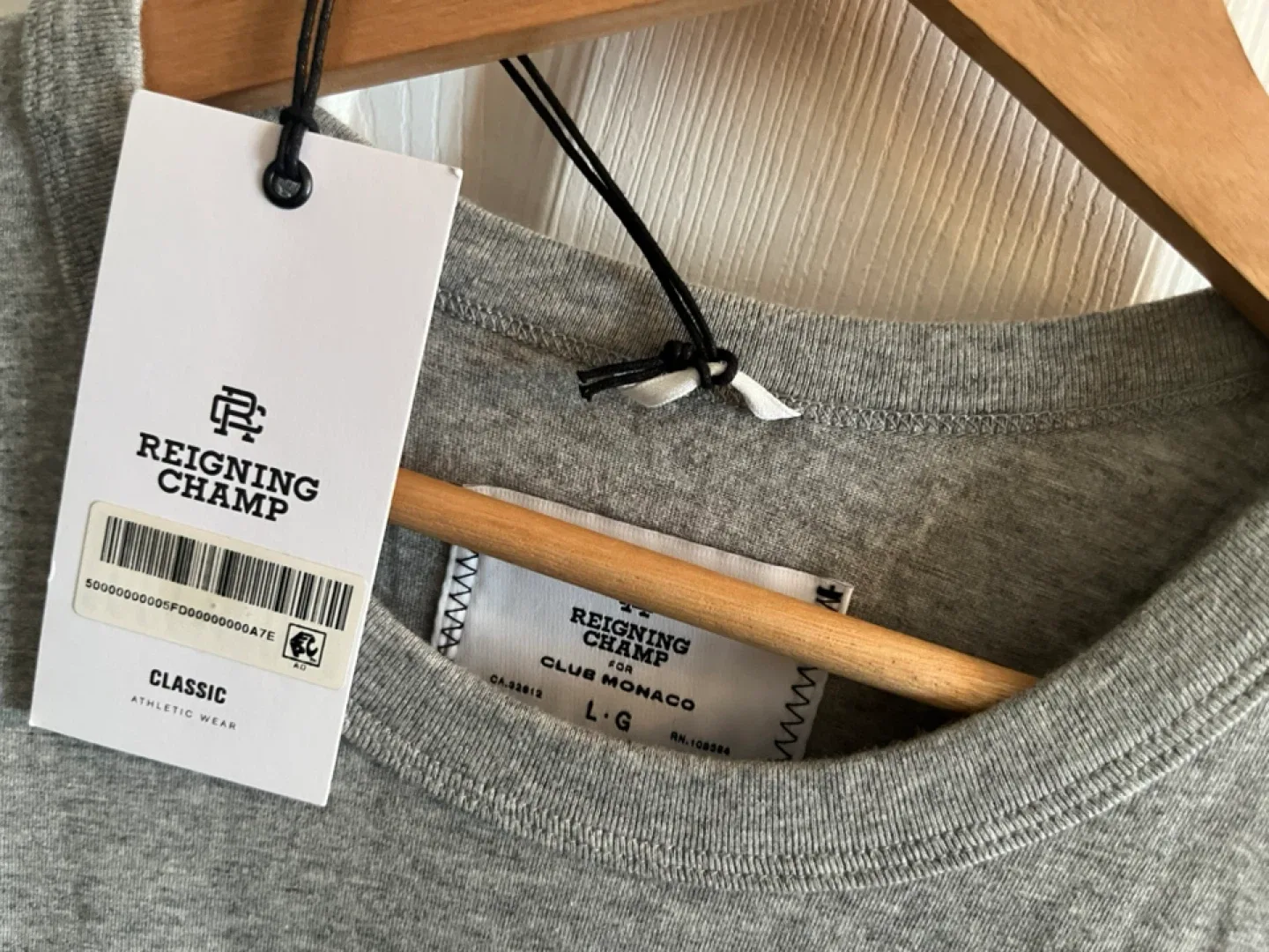 Reigning Champ x Club Monaco T-Shirt - Size L image indicator(2)
