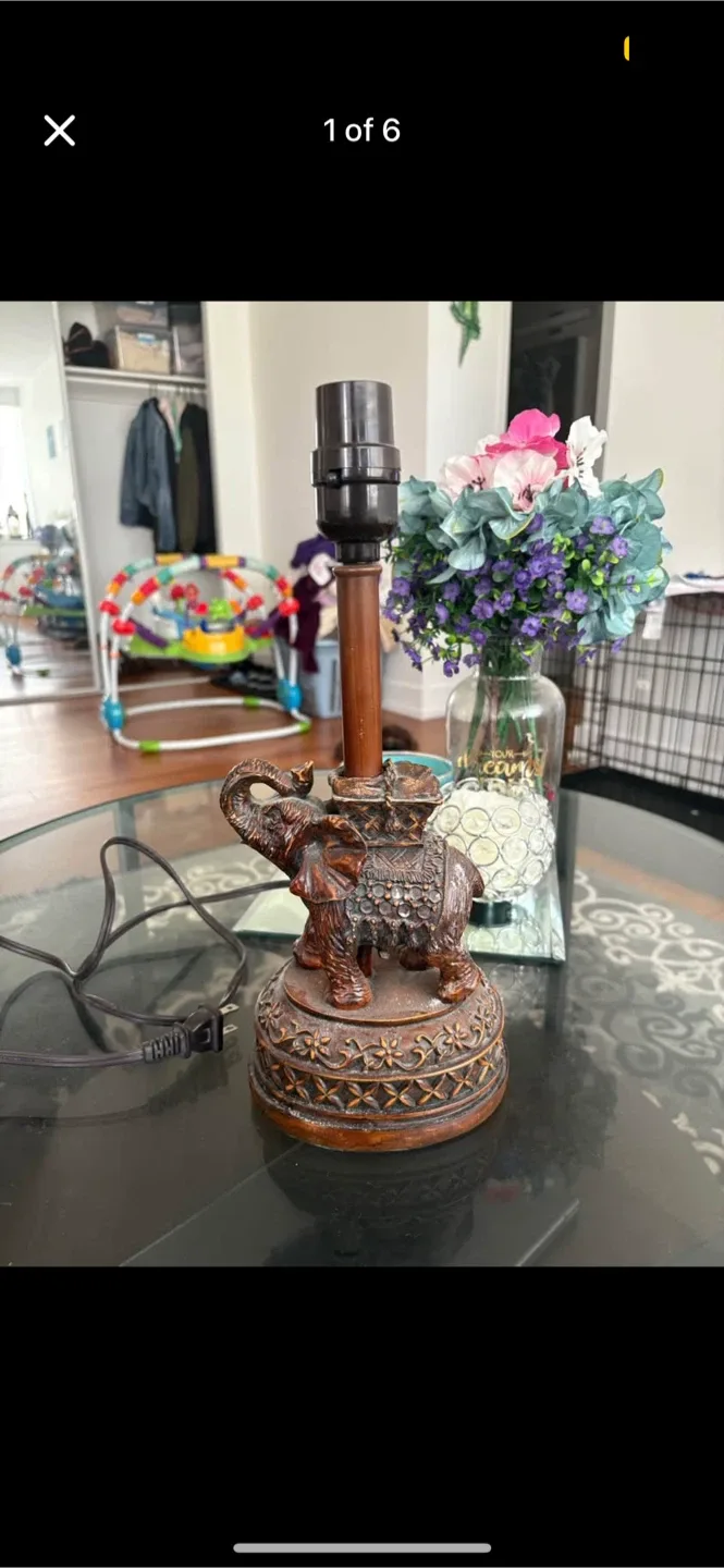 🥕 free item: Elephant Table Lamp image indicator(2)
