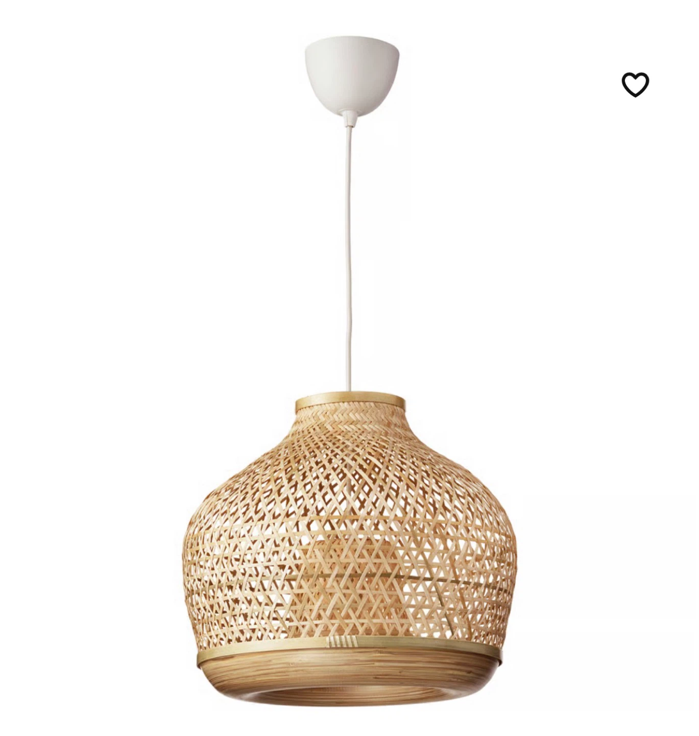 IKEA Misterhult Bamboo Pendant Lamp - photo 4