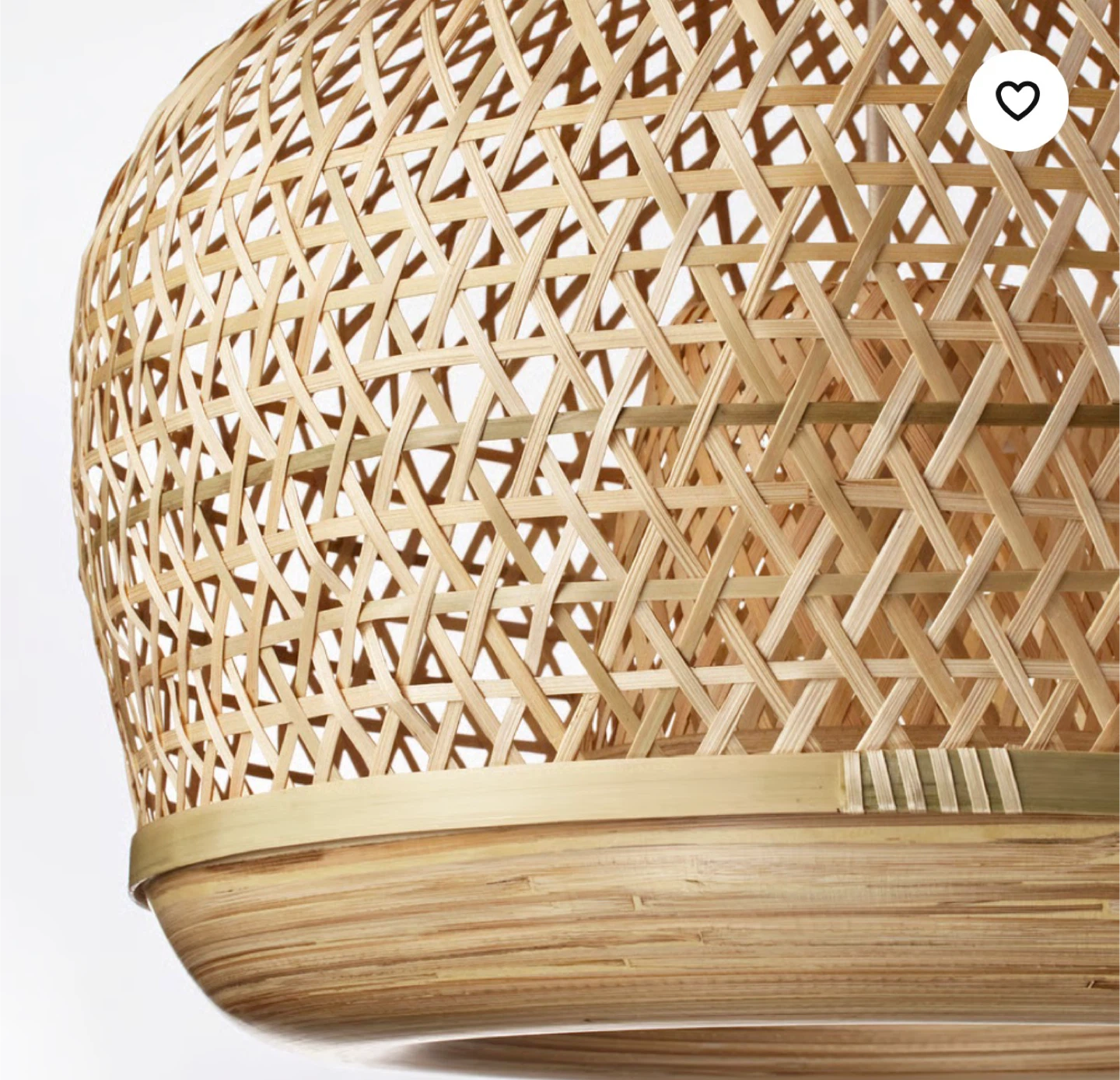 IKEA Misterhult Bamboo Pendant Lamp - photo 3